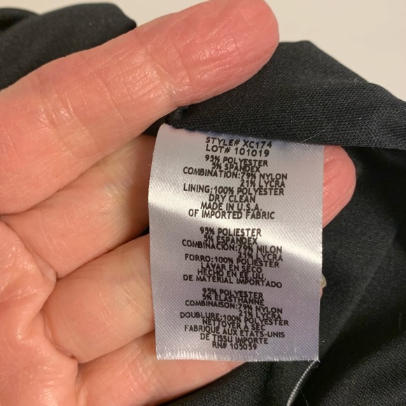 X by Xscape Gown NWT Formal Glam Sexy Gala Prom Cruise Evening Wonens SZ 14 - Picture 7 of 11